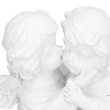 GOOLOO Engelfigur Engelfigur Engels Statue 8 cm aus Resin für Desktop-Dekoration weiß, Anwendbarer Anlass: Zuhause, Party, Weihnachten