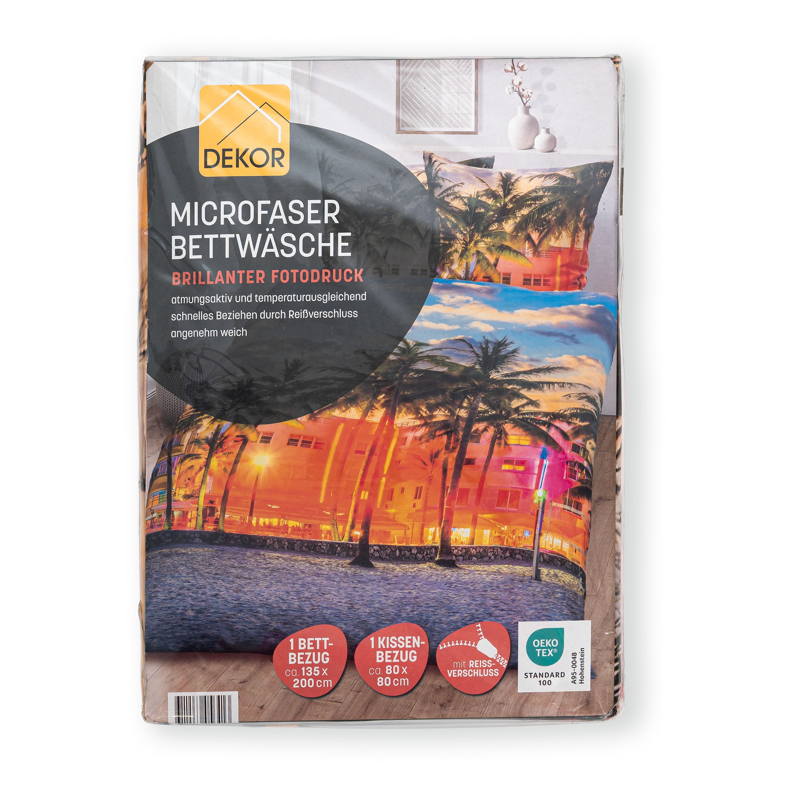 kamelshopping Bettwäsche Bettwäsche aus Microfaser und brillantem Fotodruck, Reißverschluss, 2-teilig ca. 135 x 200 cm + ca. 80 x 80 cm