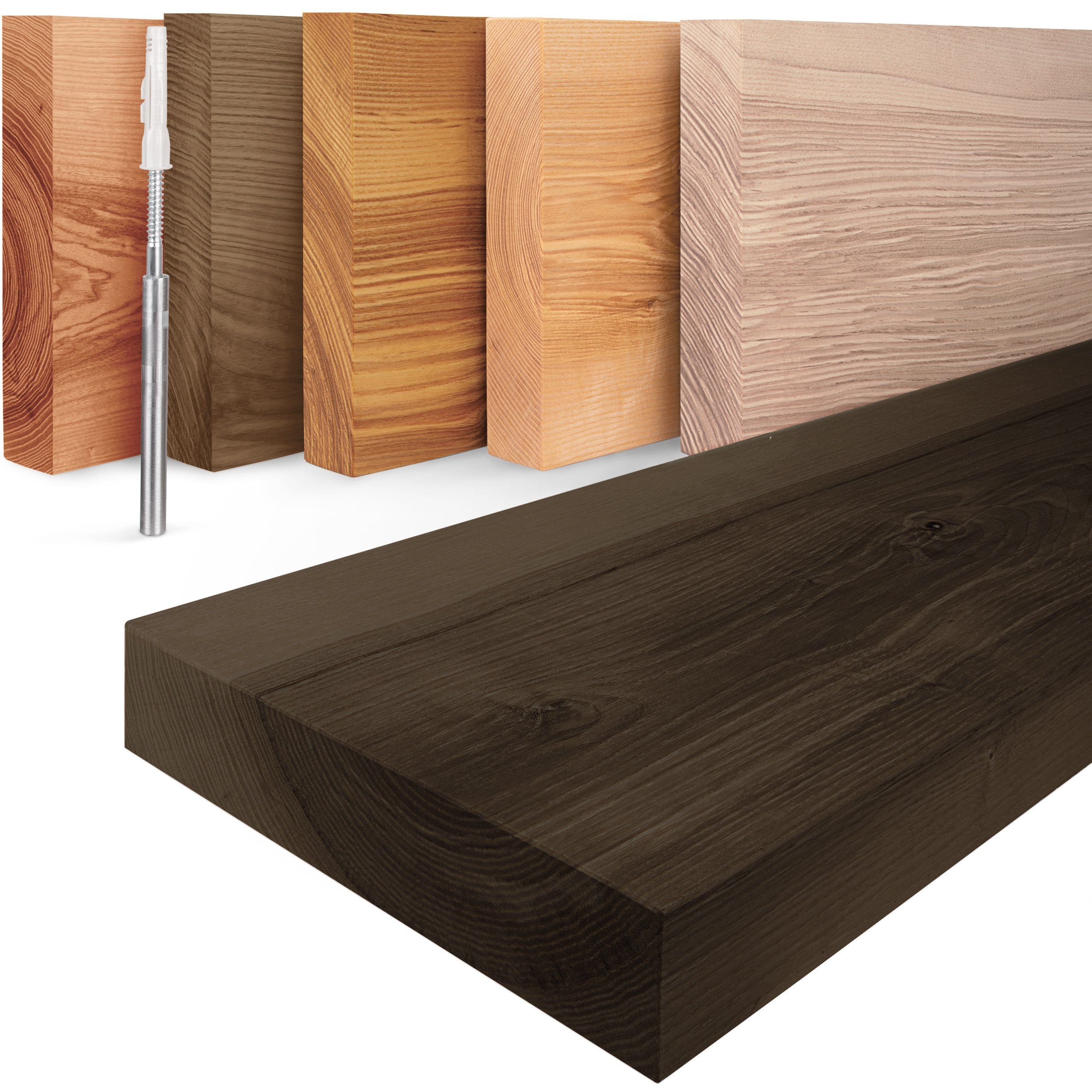 LAMO Manufaktur Wandregal Holz Gerade, Regal günstig online kaufen