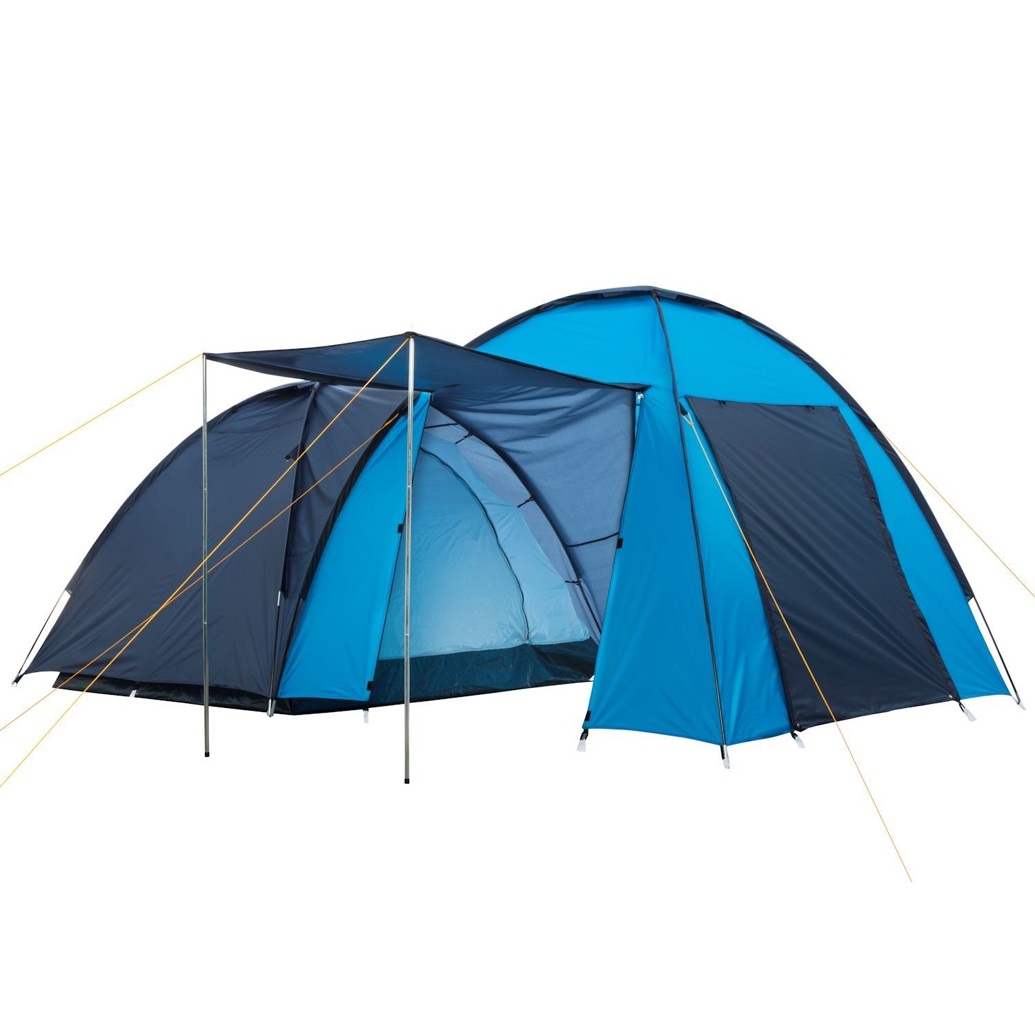 CampFeuer Kuppelzelt »CampFeuer Kuppelzelt für 4 Personen "2Dome", blau,  Familienzelt Zelt« online kaufen | OTTO