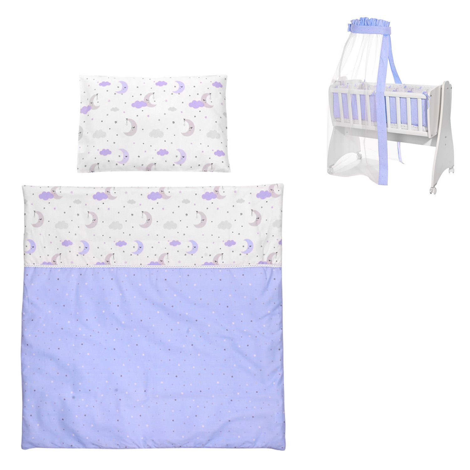 Babybettwäsche Baby Bettwäsche Zubehör Set First Dreams