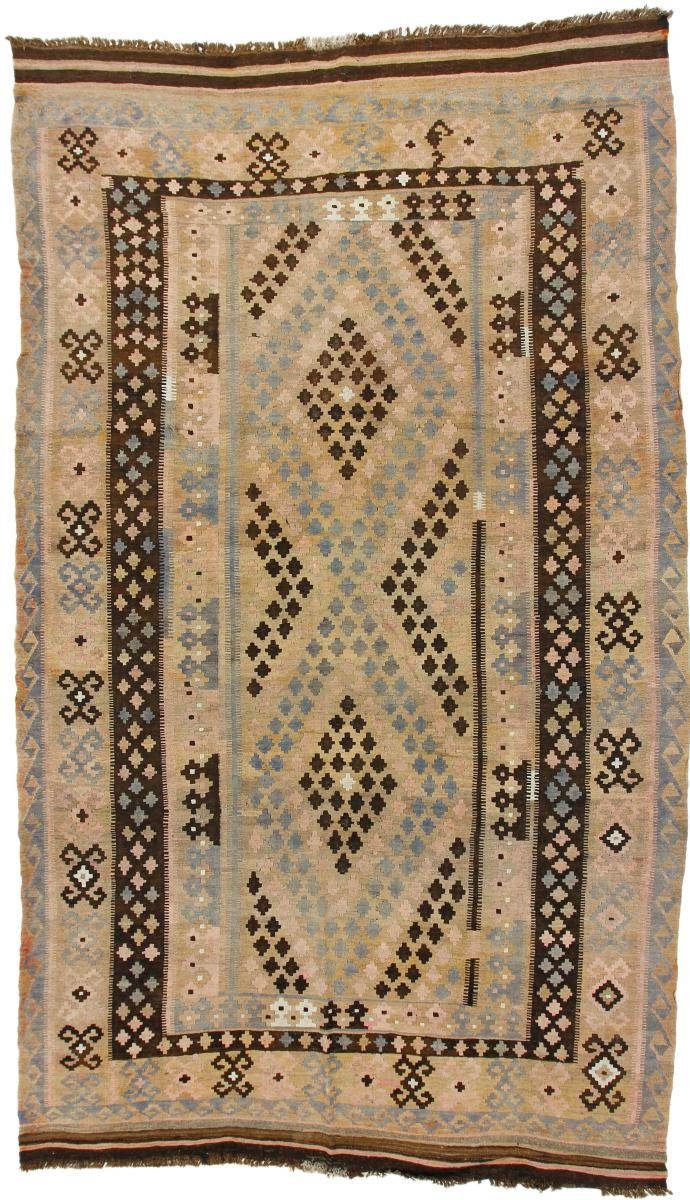 Orientteppich Kelim Afghan Antik 211x351 Handgewebter Orientteppich, Nain Trading, rechteckig, Höhe: 3 mm