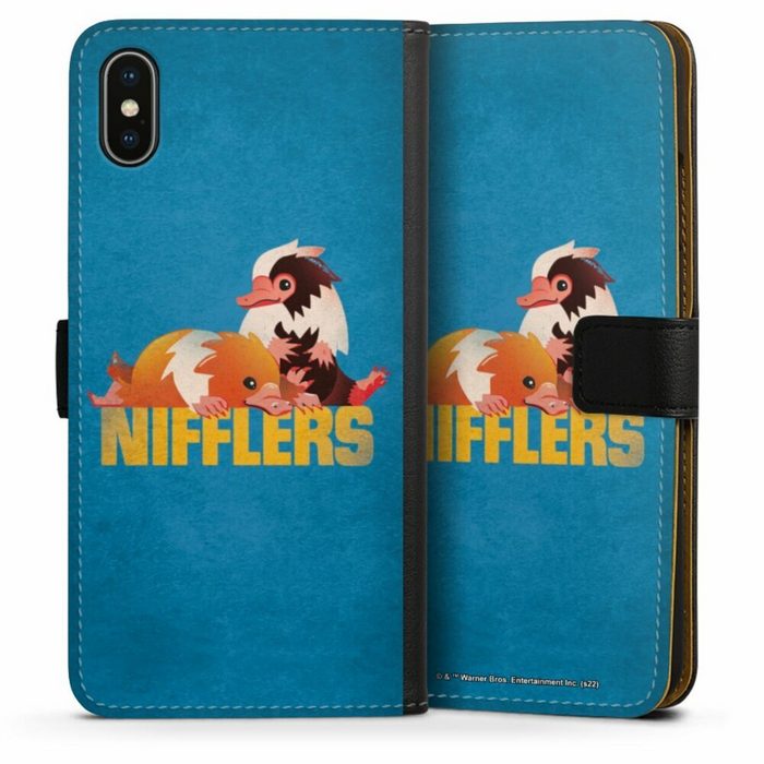 DeinDesign Handyhülle Phantastische Tierwesen Offizielles Lizenzprodukt Zauberer Apple iPhone Xs Max Hülle Handy Flip Case Wallet Cover