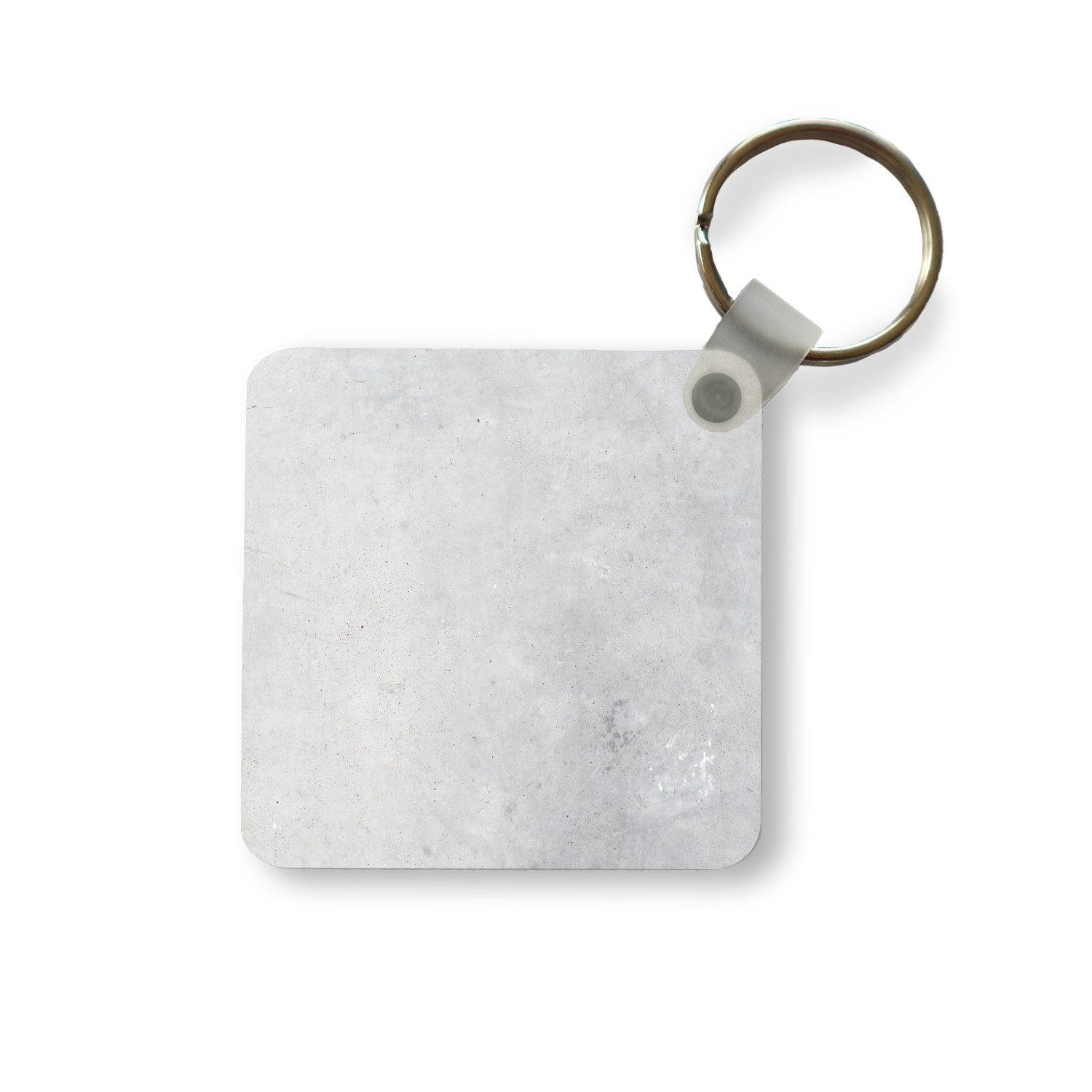 MuchoWow Schlüsselanhänger Verwitterung - Beton - Bauwerke - Vintage - Industriell - Grau, Quadratisch, Accessoire Auto / Haus / Rucksack / Handtasche, 5x5 cm