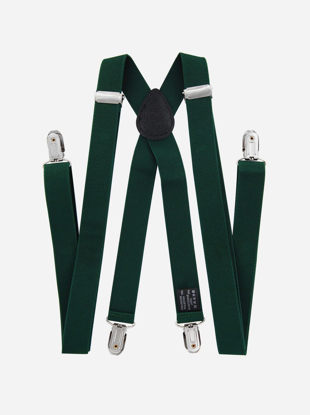 axy Hosenträger Herren Hosenträger mit Fliege Set (2-St., 2er Set) 4 Stabile Clips X-Form 2,5cm Breit verstellbar und elastisch