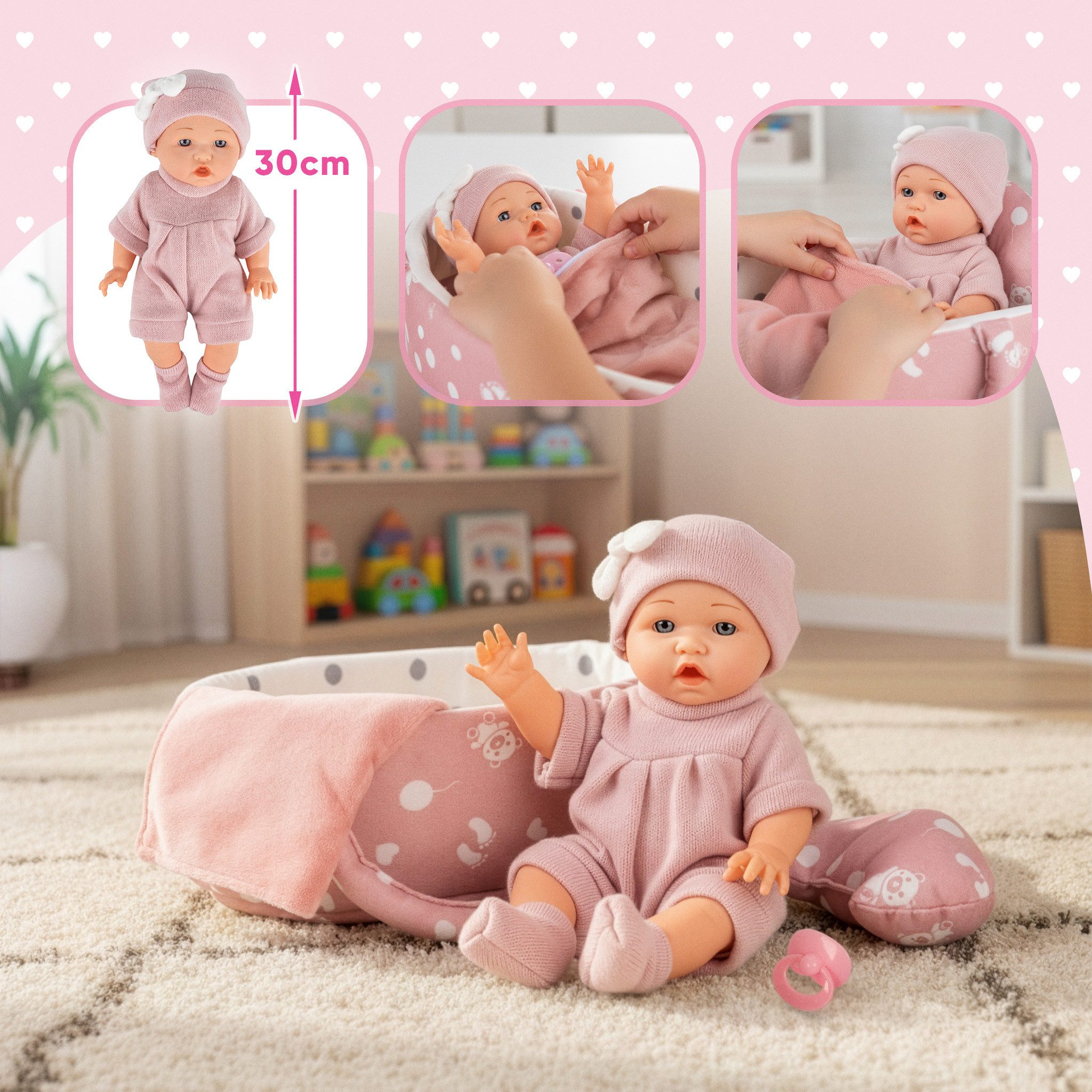 Kinderplay Dolls & Strollers Babypuppe Kinderplay günstig online kaufen
