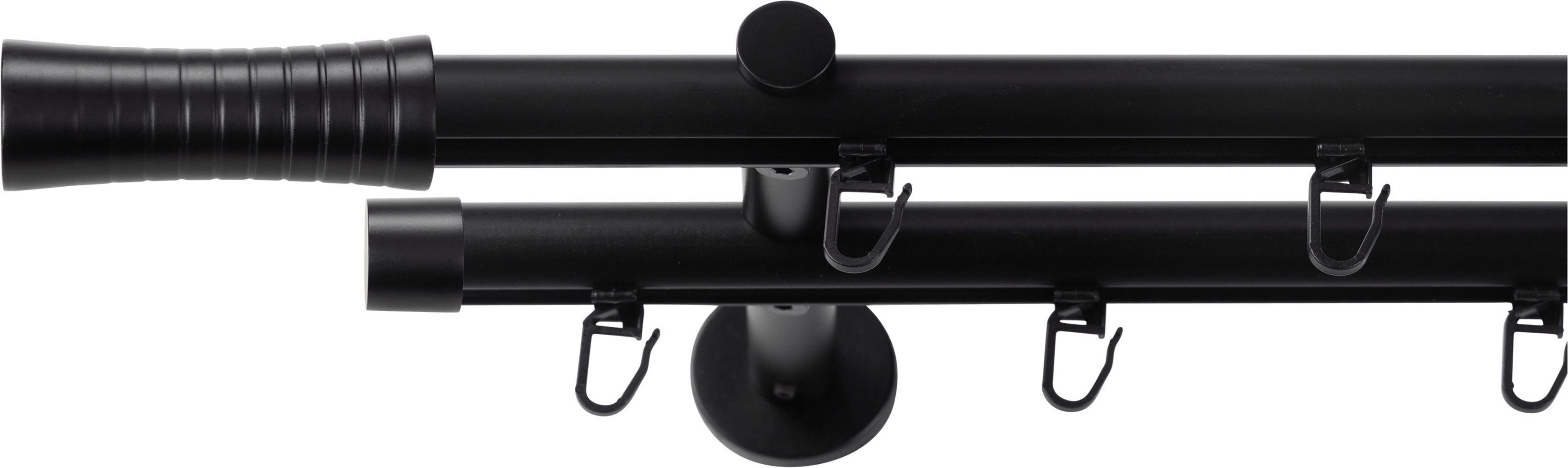 SN DECO GROUP Gardinenstange, Ø 19 mm, 2-läufig, Fixmaß, kürzbar