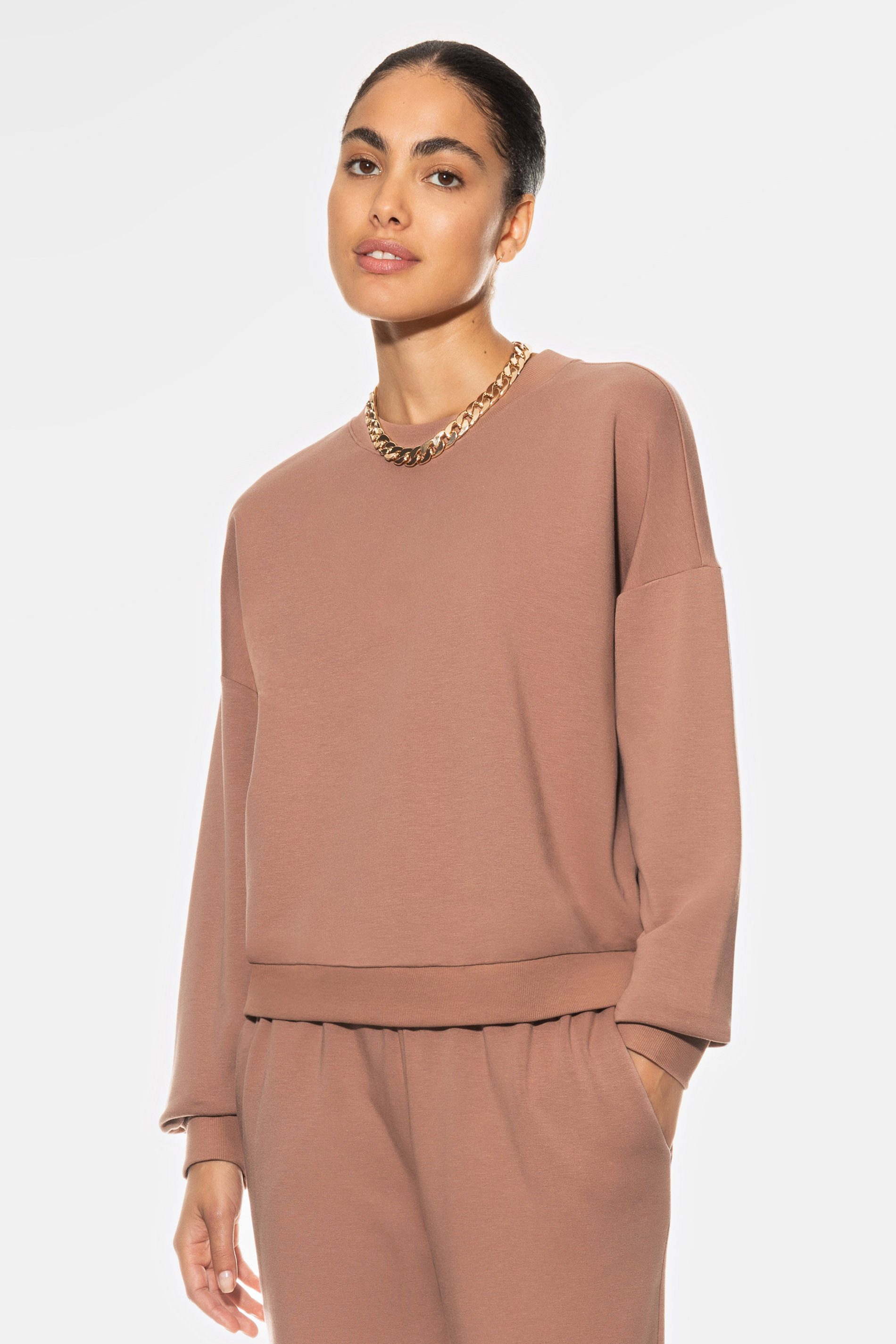 Mey Pyjamaoberteil Damen Serie Rose Uni (1-tlg)