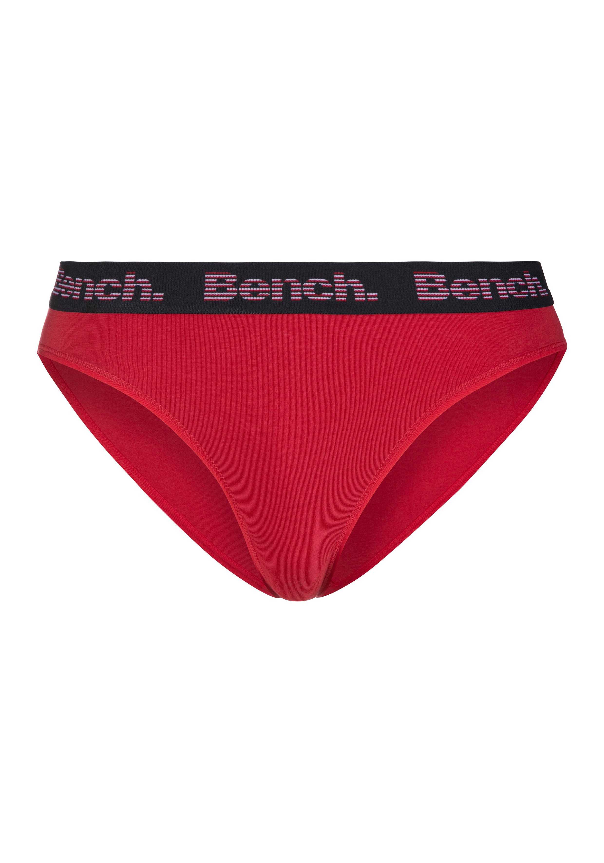 Wäsche/Bademode Unterhosen Bench. Bikinislip (4 Stück) mit weichem Logo-Webbündchen