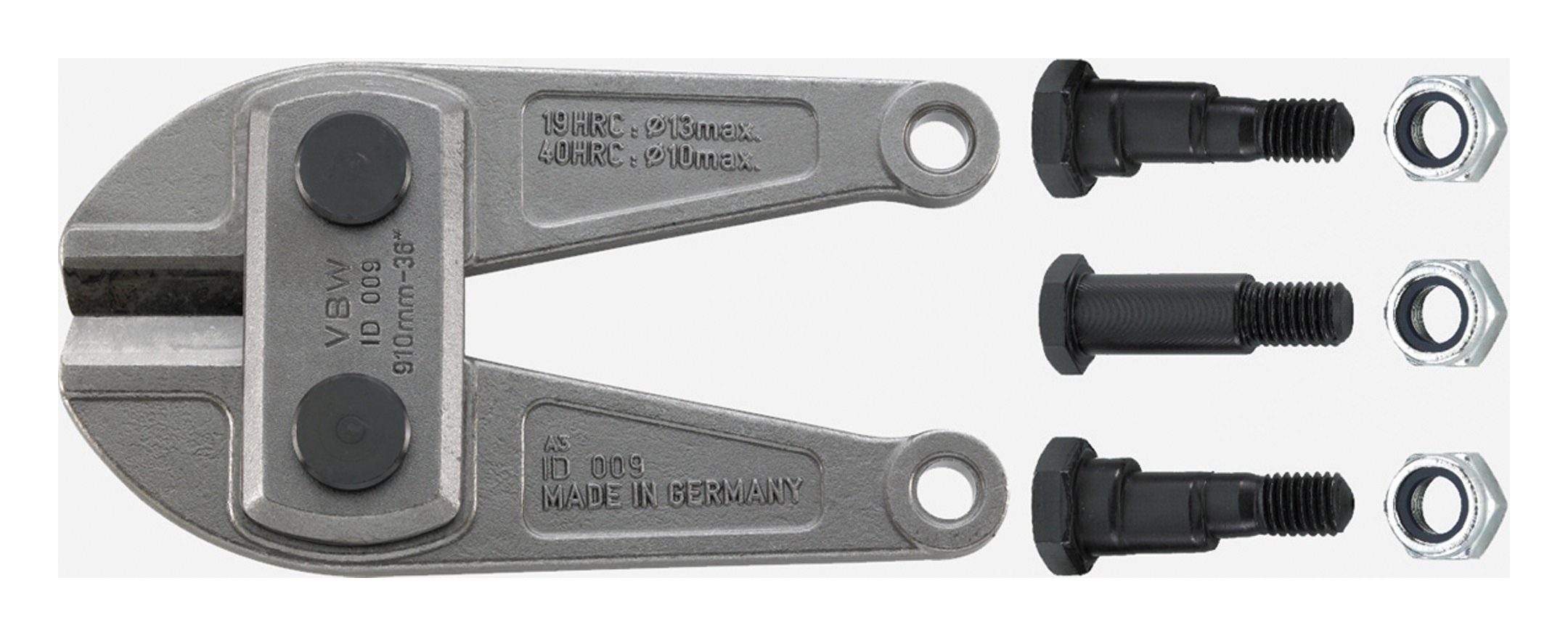 VBW Болторезы, Messerkopf mit Schrauben 460 mm Waggonit