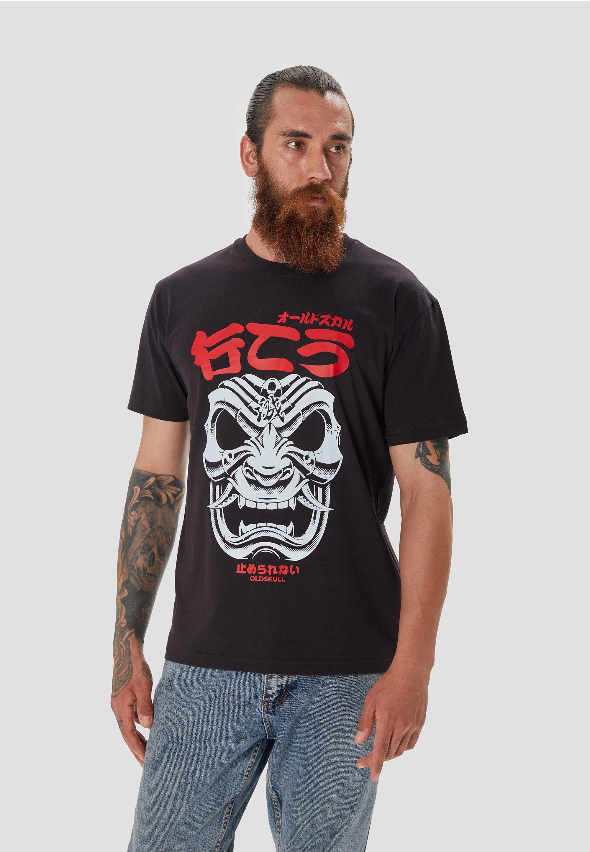 Oldskull T-Shirt Asian Mask (1-tlg) mit günstig online kaufen