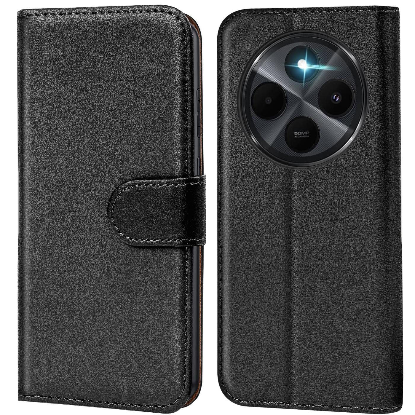 CoolGadget Handyhülle Wallet Klapp Tasche Book Case für Xiaomi Redmi 14C, Hülle Klapphülle Flip Cover Etui Schutzhülle