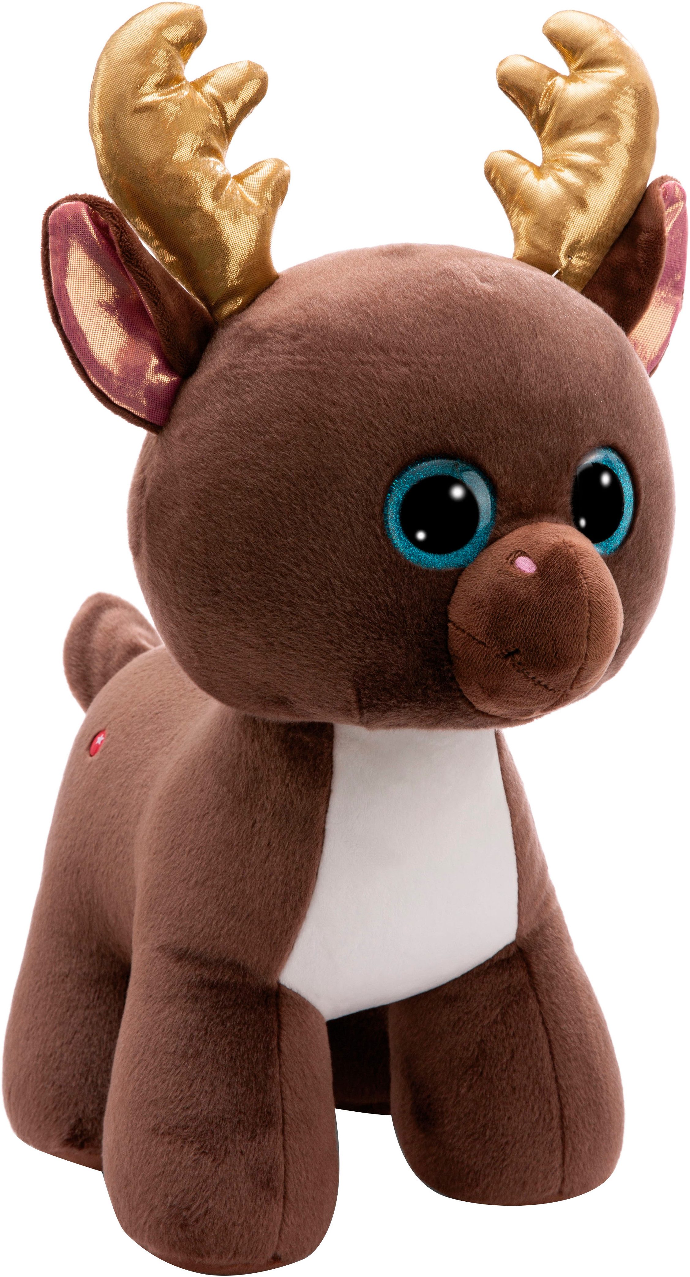 Kuscheltier Glubschis, Rentier Chocolate Mousse, 45 cm