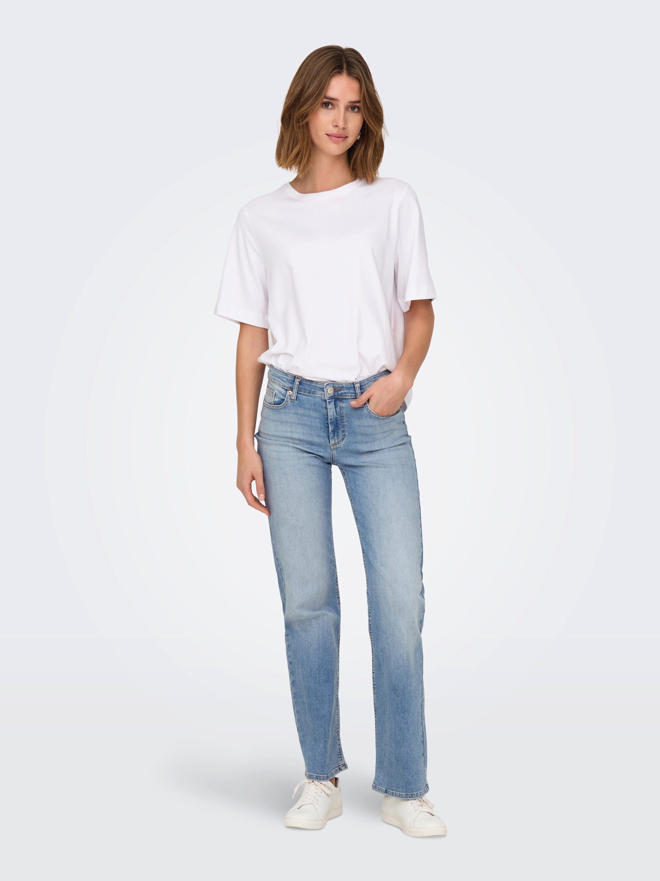 ONLY Regular-fit-Jeans ONLBlush (1-tlg) Plain/ohne Details – Bild 5 von 5