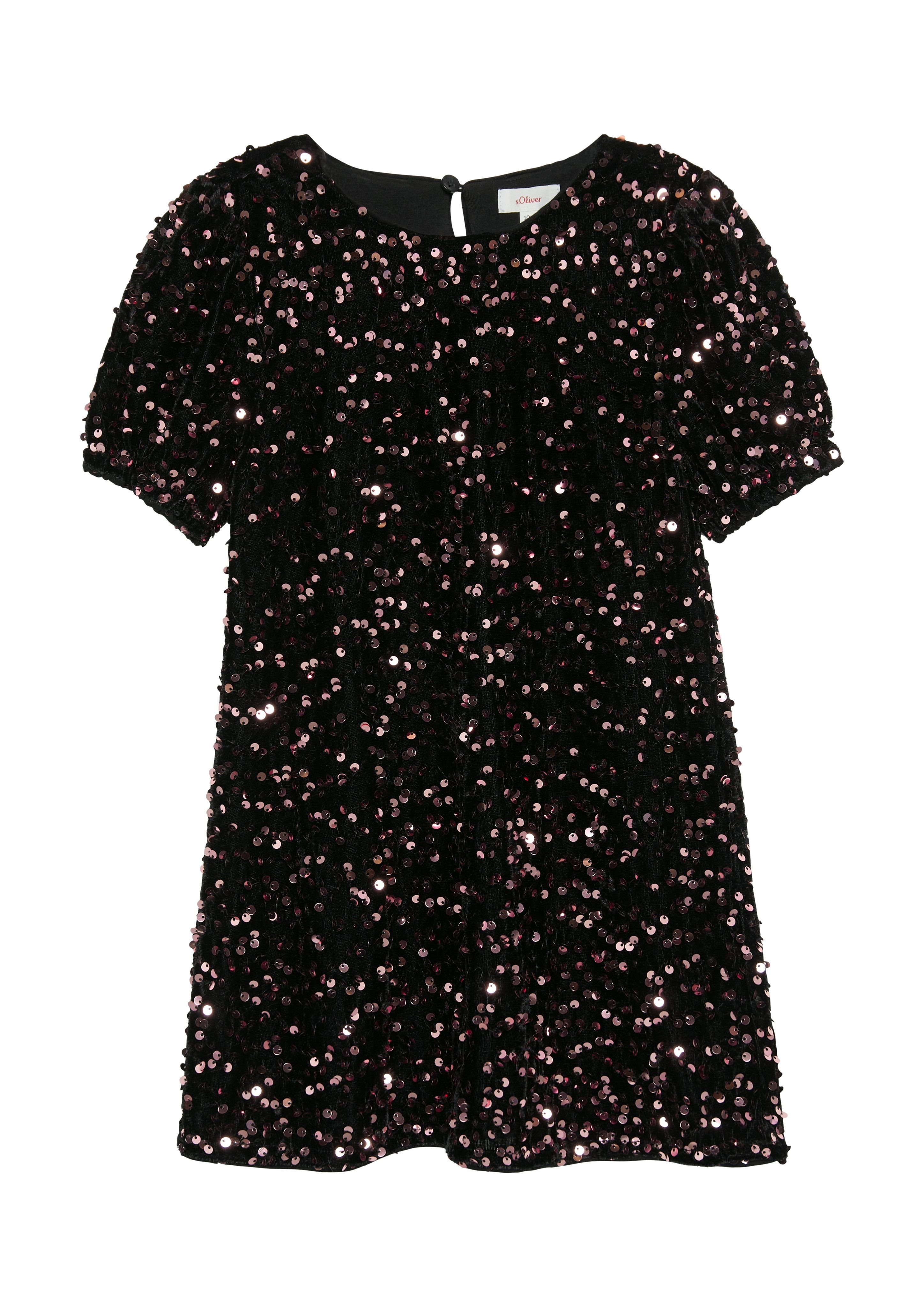 s.Oliver Junior Paillettenkleid mit Pailletten bestetzt günstig online kaufen