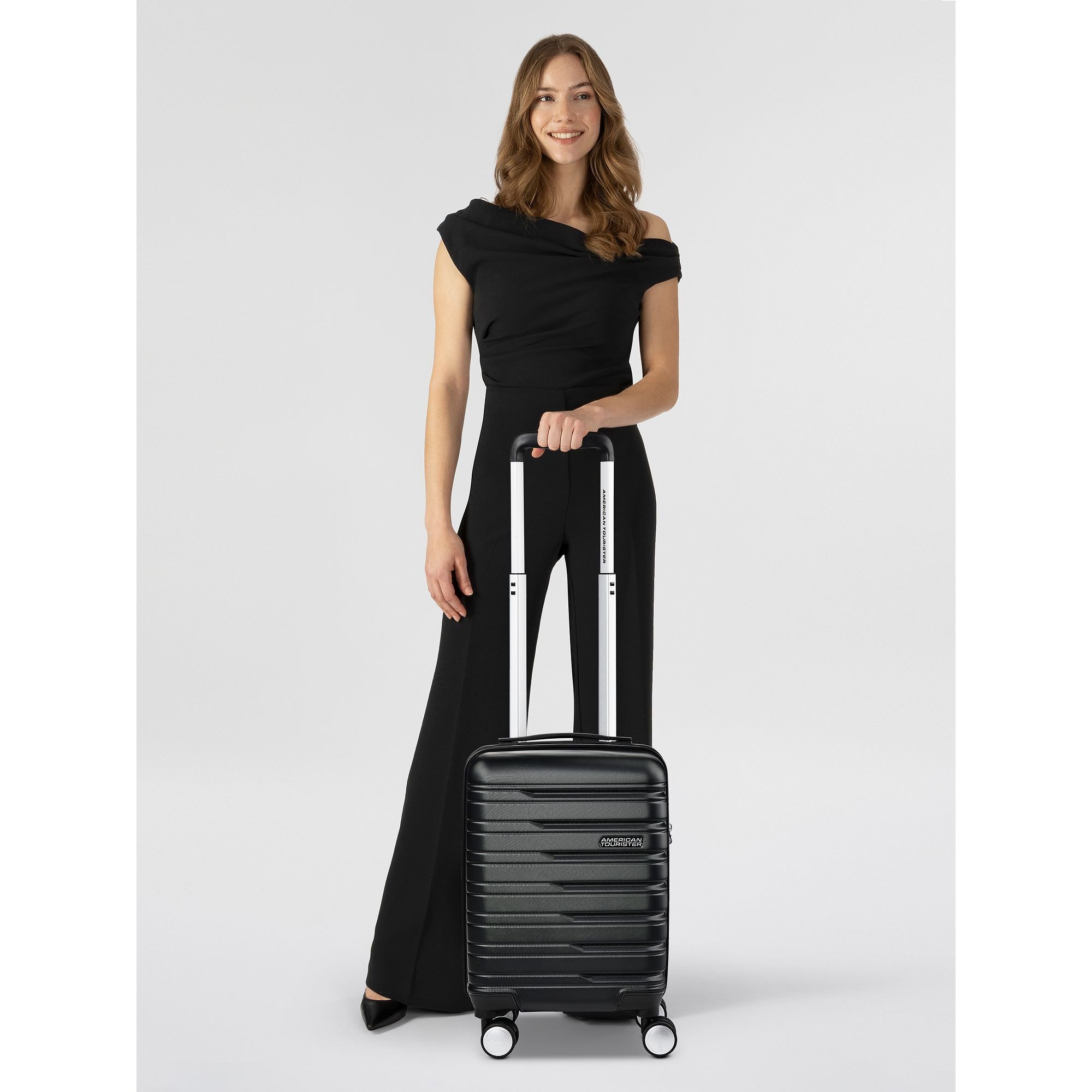 American Tourister® Handgepäck-Trolley Flashline, 4 Rollen, ABS