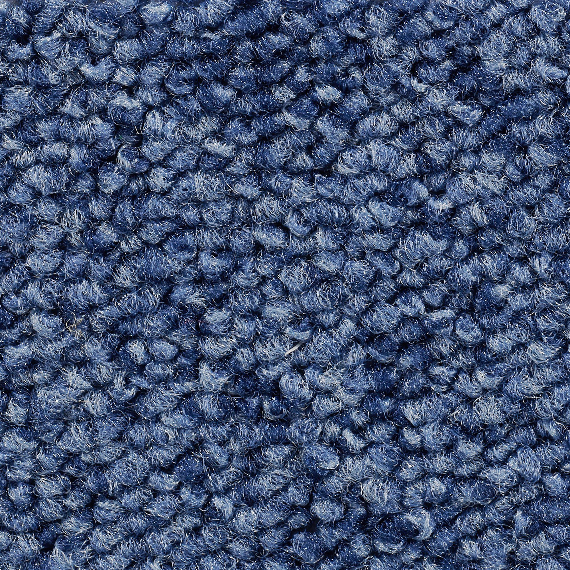 Teppichboden Schlingenteppich Passion 1005 (Luco), Vorwerk, rechteckig, Höhe: 6 mm, Wohnzimmer, Schlafzimmer, Kinderzimmer, Breite 400/500 cm dunkel-blau