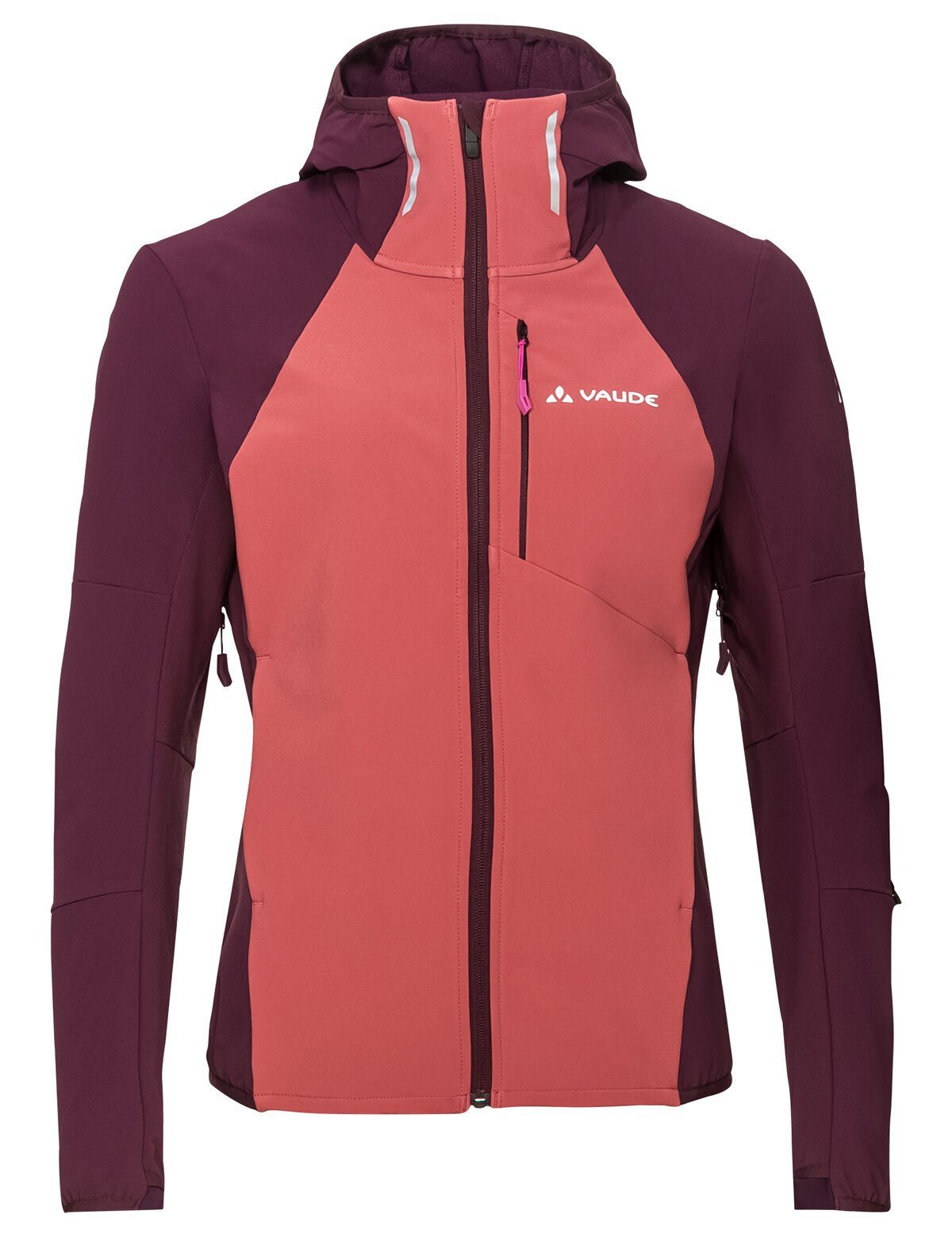 Outdoorjacke (1-St) cassis Jacket VAUDE Klimaneutral kompensiert IV Women's Larice