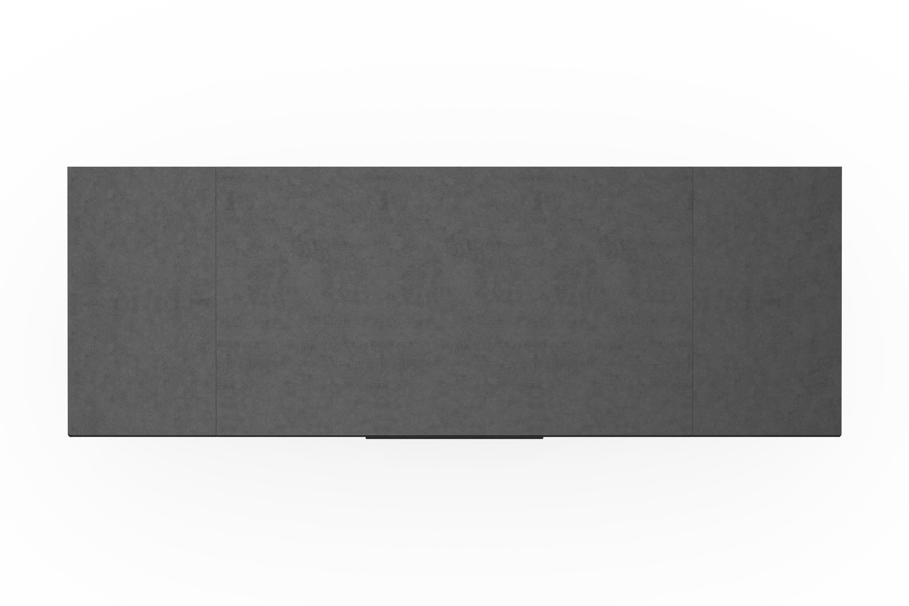 Mäusbacher Esstisch mit C, Breite 160-260 mit asteichefarben/graphit X-Gestell Komfort und in Auszug, cm asteichefarben