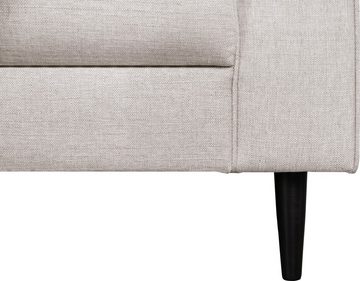Home affaire Ecksofa VEYRAS L-Form, hoher Sitzkomfort, incl. 2 Zierkissen mit Keder, B/T/H: 230/150/76 cm