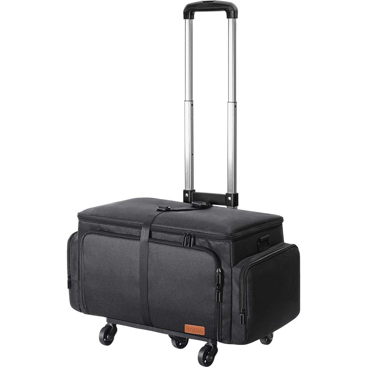 Ikarao Ikarao trolley-bag X1 Karaoke-Maschine (Trolley-Funktion, Rollen, Teleskopgriff, Polsterung, Zubehörfächer)