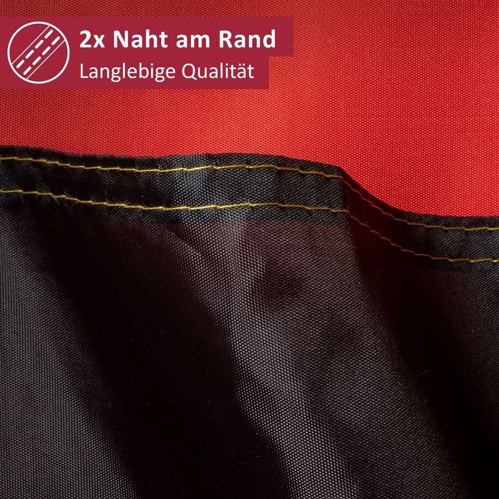PHENO FLAGS Flagge Niedersachsen Flagge 90 x 150 cm Niedersächsische Bundesland Fahne (Hissflagge für Fahnenmast), Inkl. 2 Messing Ösen