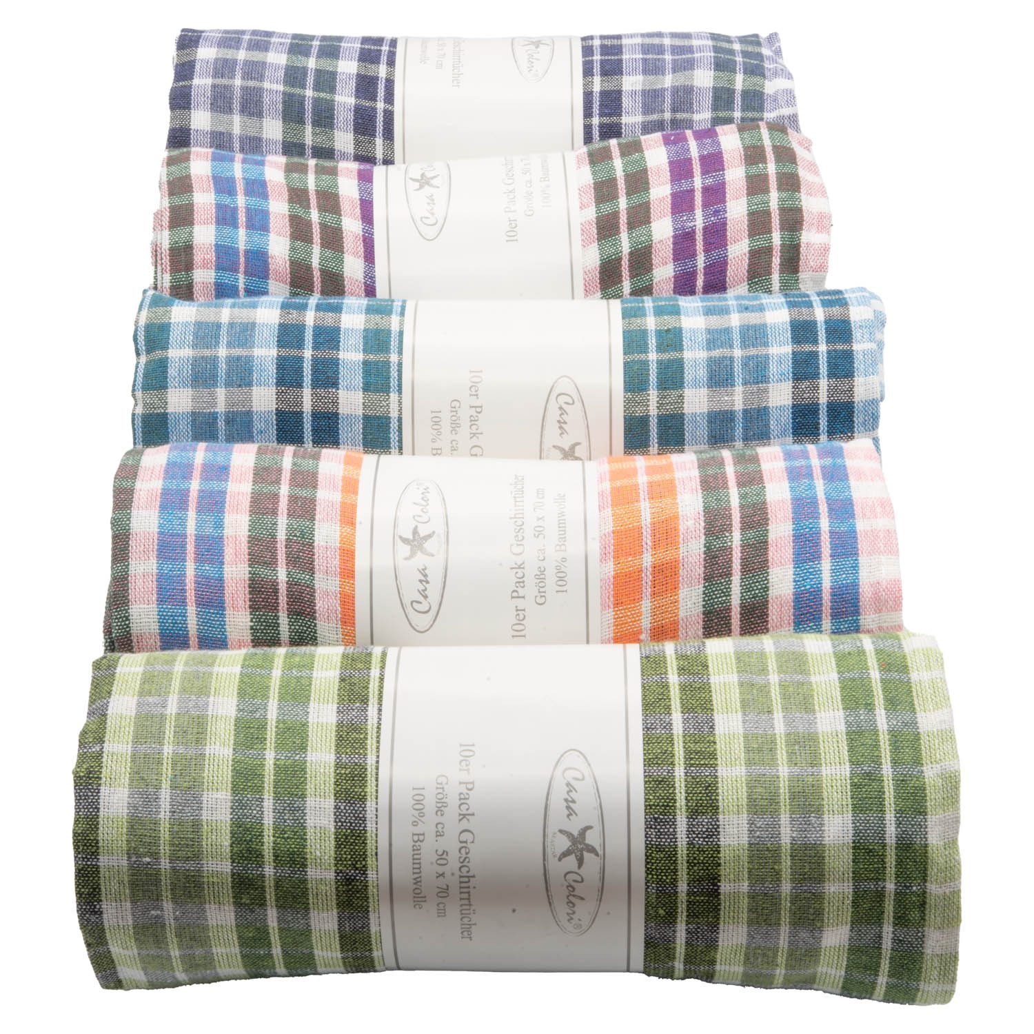 Osma Geschirrtuch 1-10 Geschirrtuch Küchentuch Geschirrhandtücher, (5-tlg), günstig online kaufen