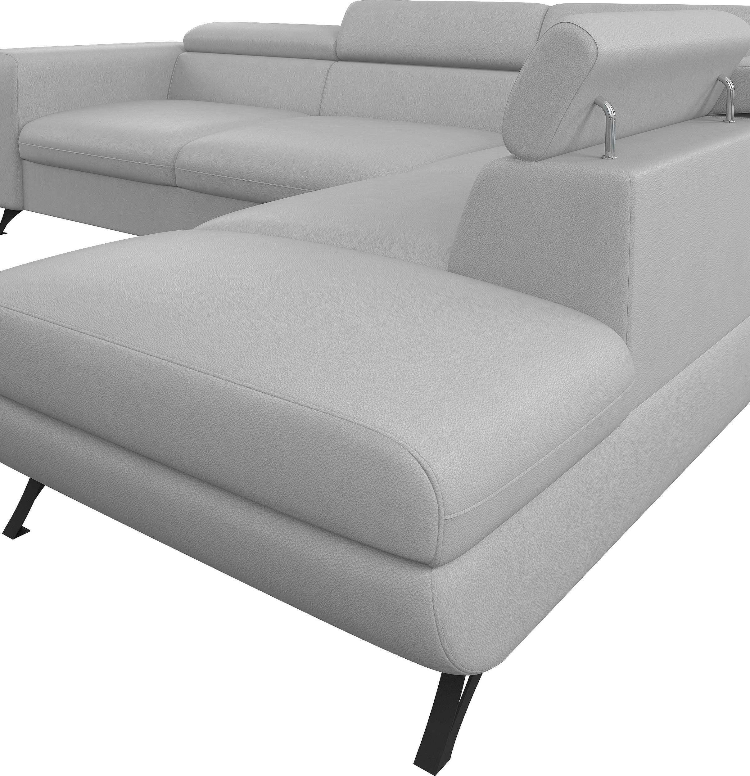 Ecksofa Design, oder links Stylefy frei mane im und Bettfunktion Modern Raum stellbar, L-Form, mit Bettkasten, Relaxfunktion Eckcouch, rechts Corina, bestellbar,