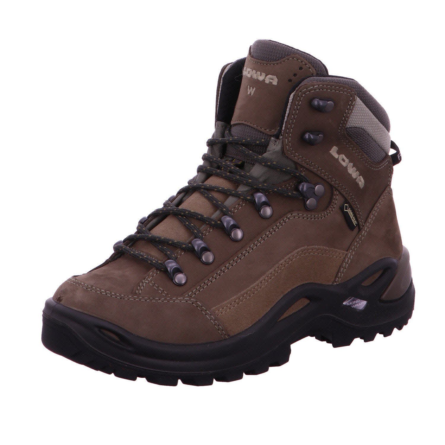 Lowa RENEGADE GTX MID WS WIDE Wanderstiefel (1-tlg) mit bewährter Vibram-Technologie stein