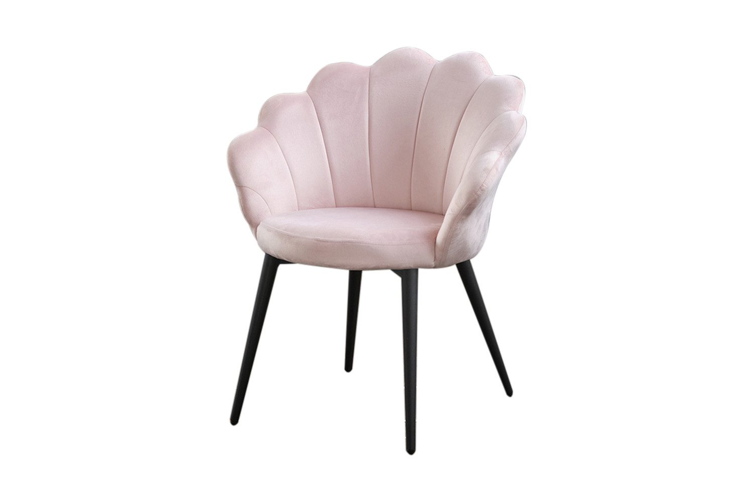 KAWOLA Esszimmerstuhl CARLA, Stuhl Velvet, Fuß günstig online kaufen