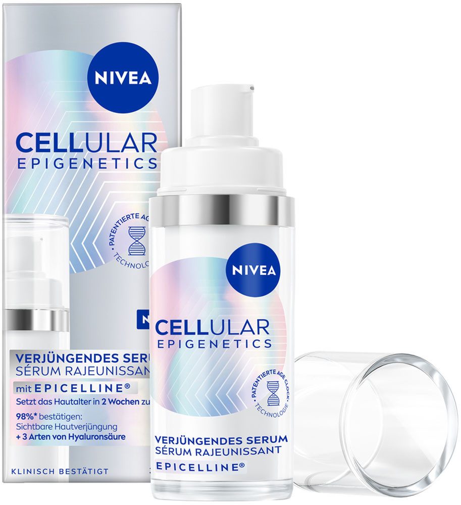 Nivea Anti-Falten-Serum NIVEA CELLULAR Epigenetics Verjüngendes Serum, Anti-Aging, für alle Hauttypen, verjüngend, pflegend