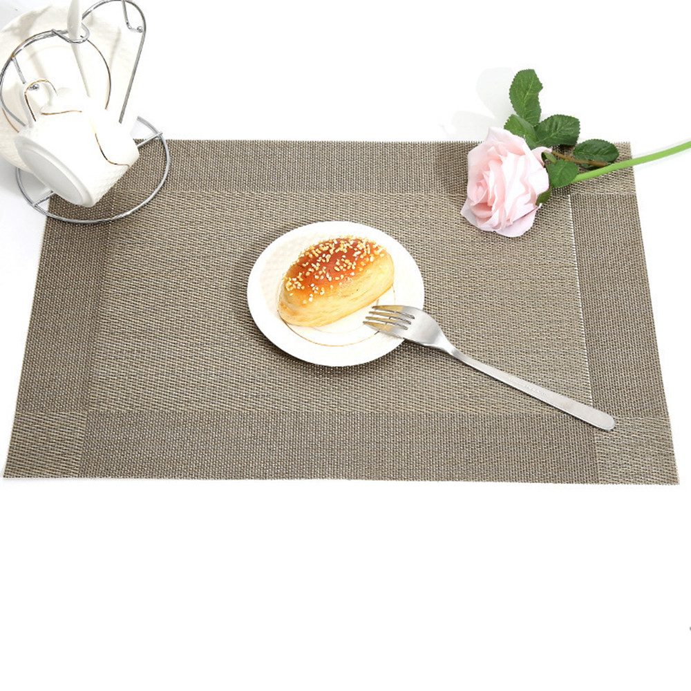 Coonoor Platzset Abwischbar Tischsets Hitzebeständig Platzdeckchen günstig online kaufen