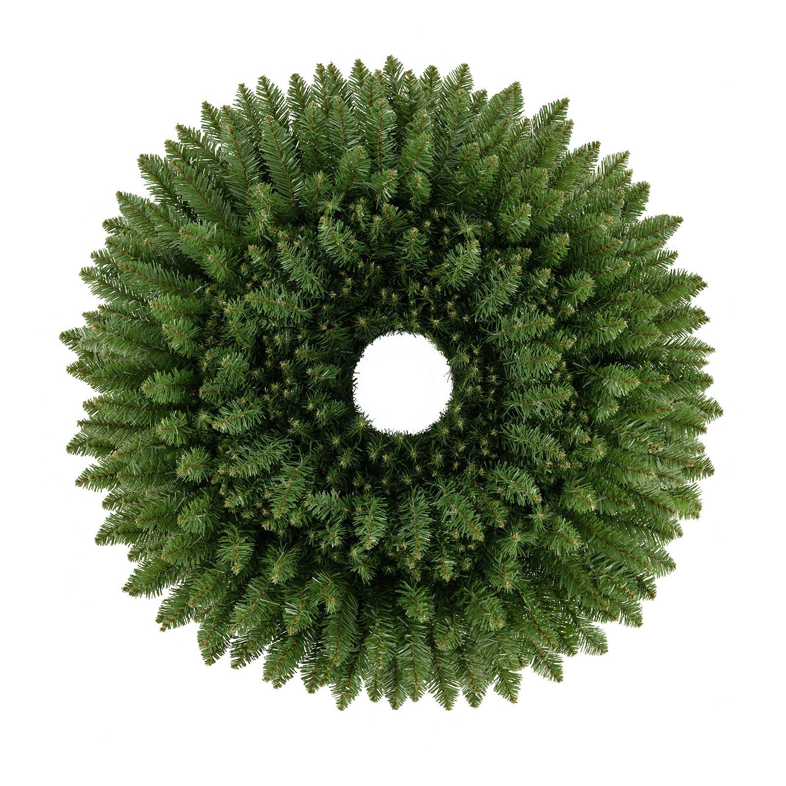 COSTWAY Girlanden 6 Stück künstliche Weihnachtskränze, Türkranz (6-tlg), für Kamine, Fenster & Treppen, Grün