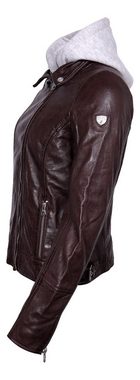 Gipsy Bikerjacke »GWEla OT LACUV« 2-in-1-Bikerjacke mit abnehmbarer Jersey-Kapuze