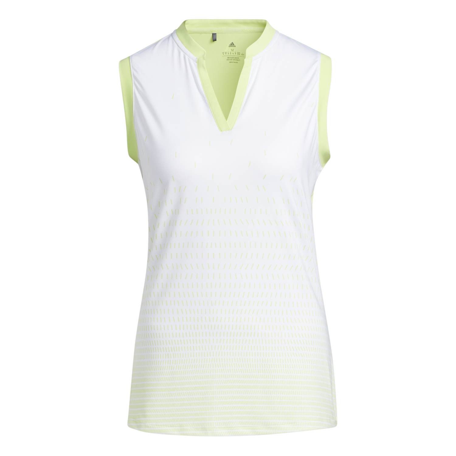 Poloshirt Adidas Golf Polo Sport Gradient Sleeveless Lime Damen