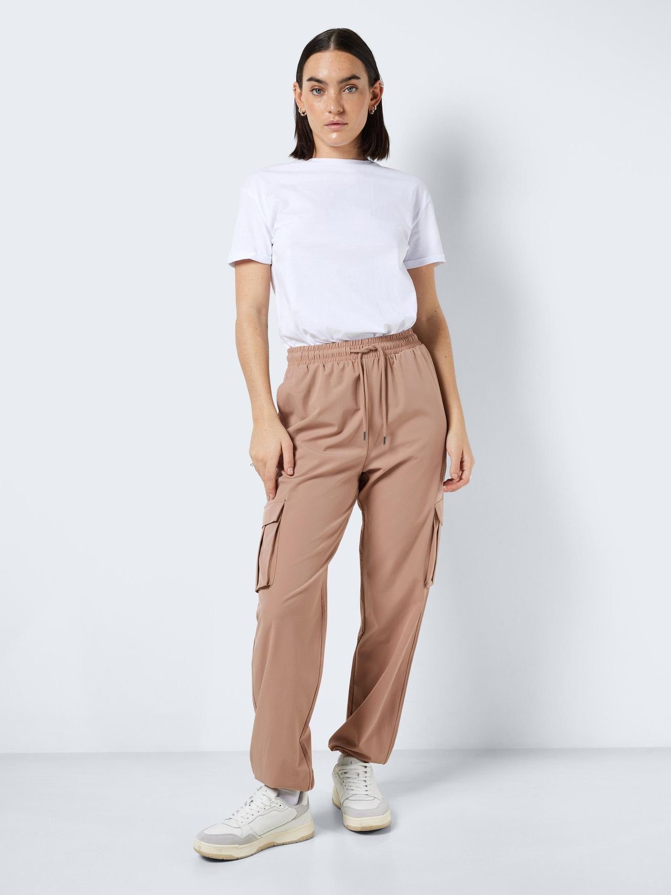 Stoffhose in Pants Natur NMKIRBY 5263 Noisy may Cargo