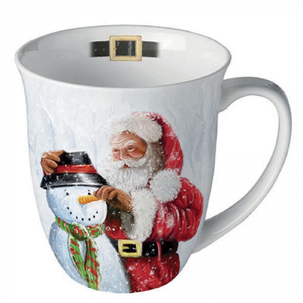 Becher Weihnachtsbecher- Silvester - Herbst / Winter Tee - Kaffee Tasse