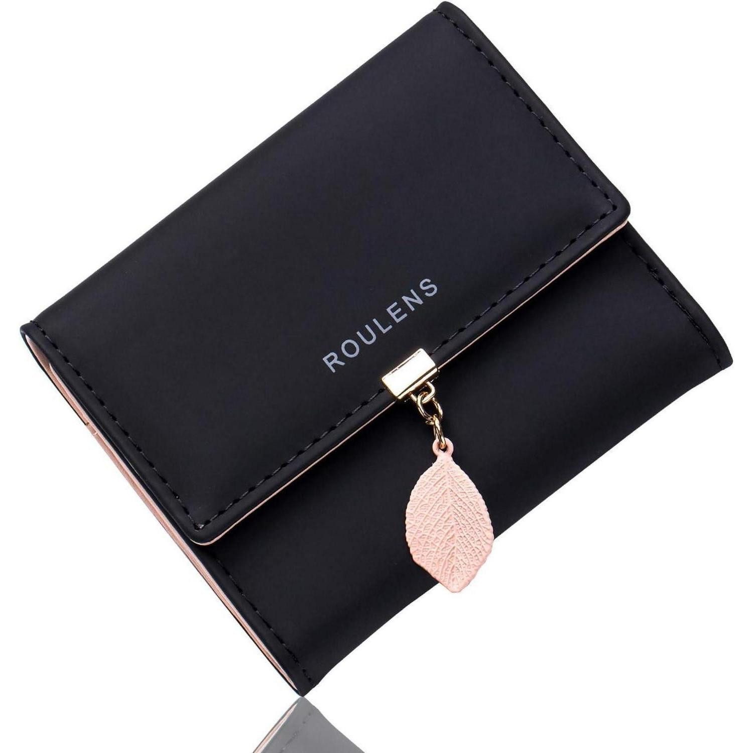 LuxusKollektion Handtasche Damen Geldbeutel RFID Blockierung Klein PU Leder Brieftasche Fächer
