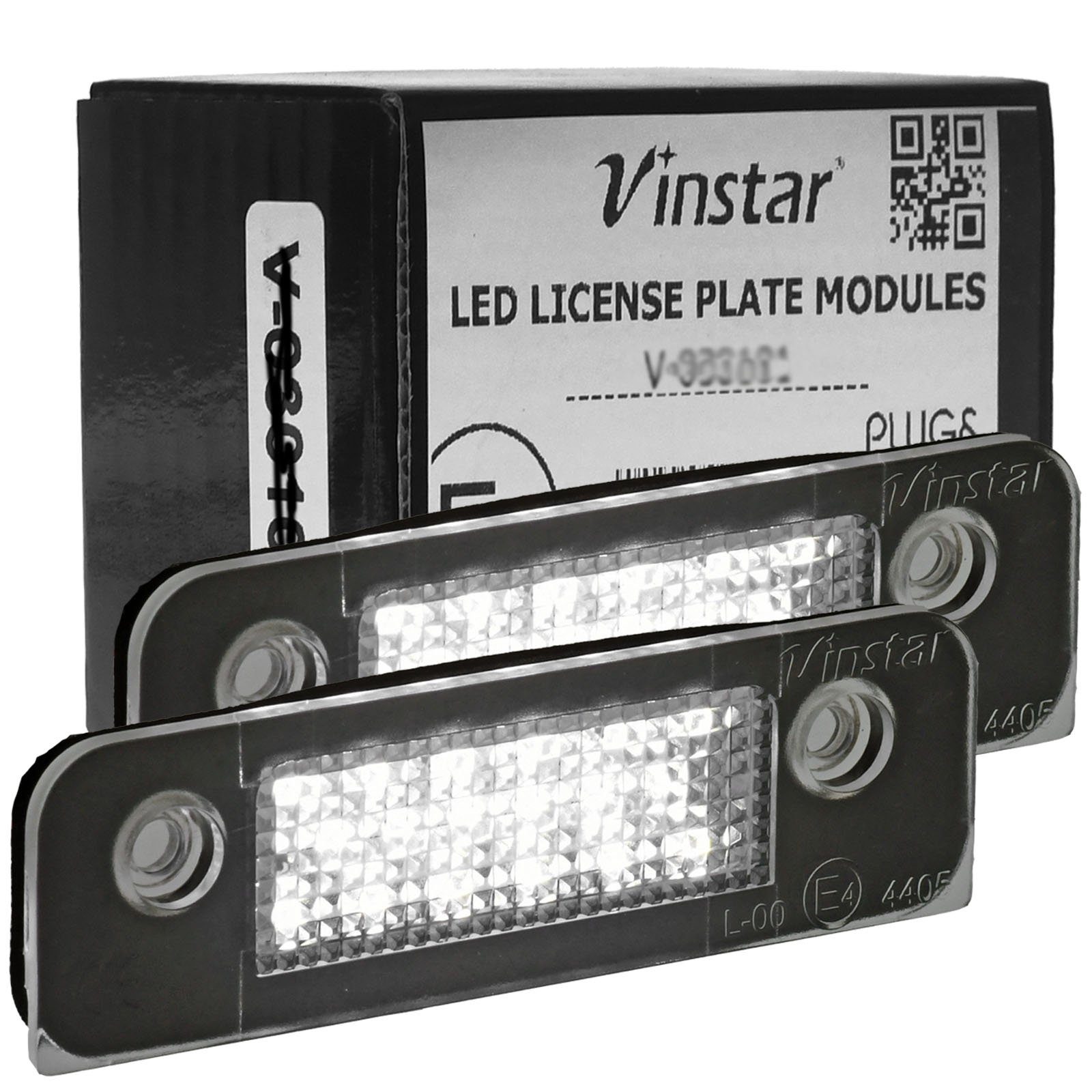 Vinstar KFZ-Ersatzleuchte LED Kennzeichenbeleuchtung E-geprüft für FORD, FORD FUSION JU MONDEO II BAP FIESTA V