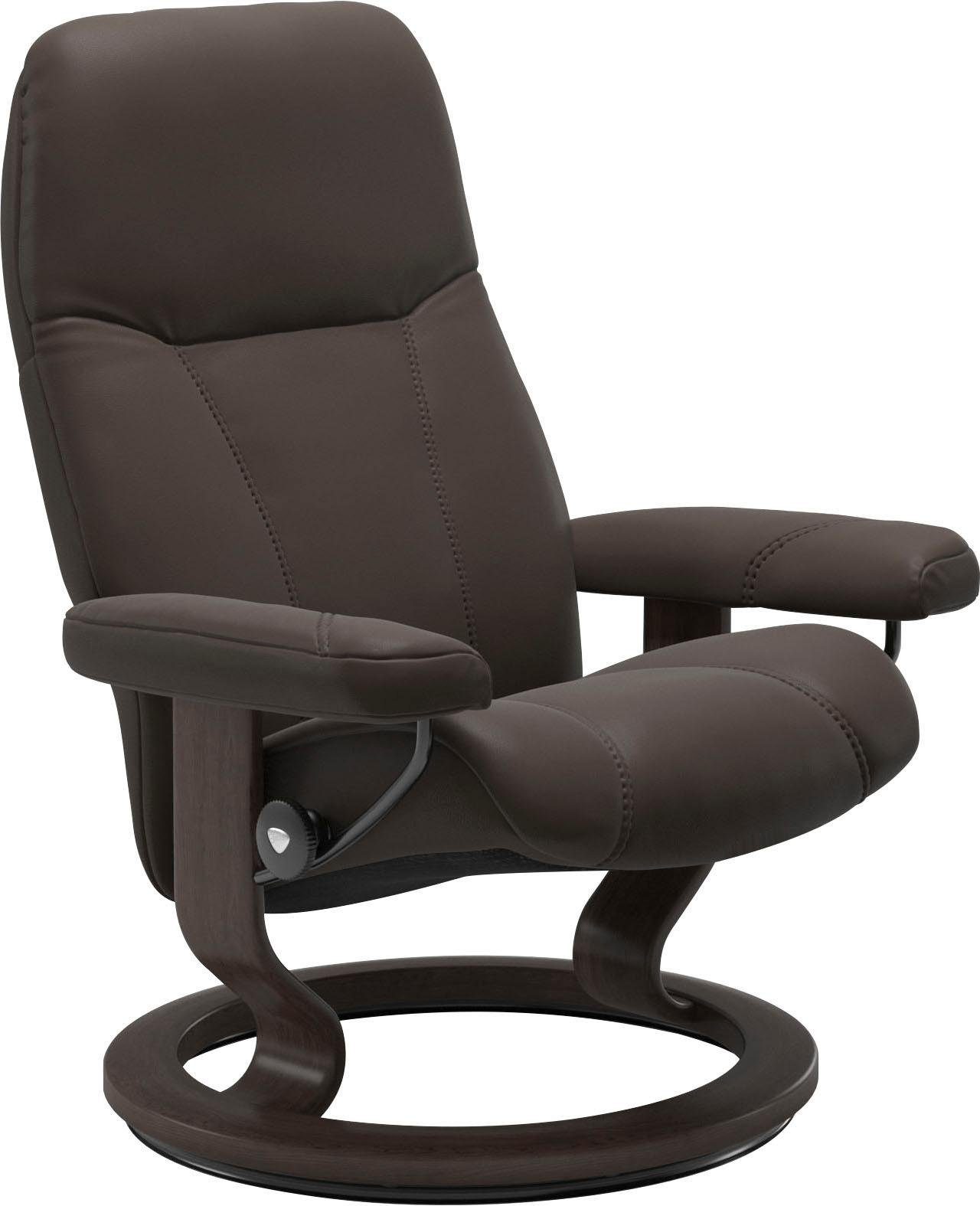 Gestell Stressless® Base, Größe mit Consul, Classic Relaxsessel S, Wenge