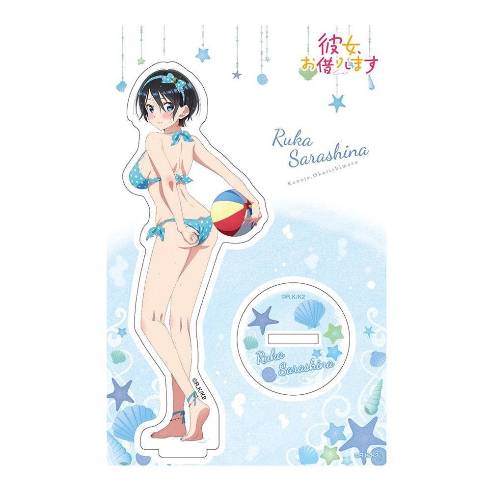 Kadokawa Spielwelt Rent-A-Girlfriend Swimsuit Acryl Figur Ruka Sarashina 14 cm