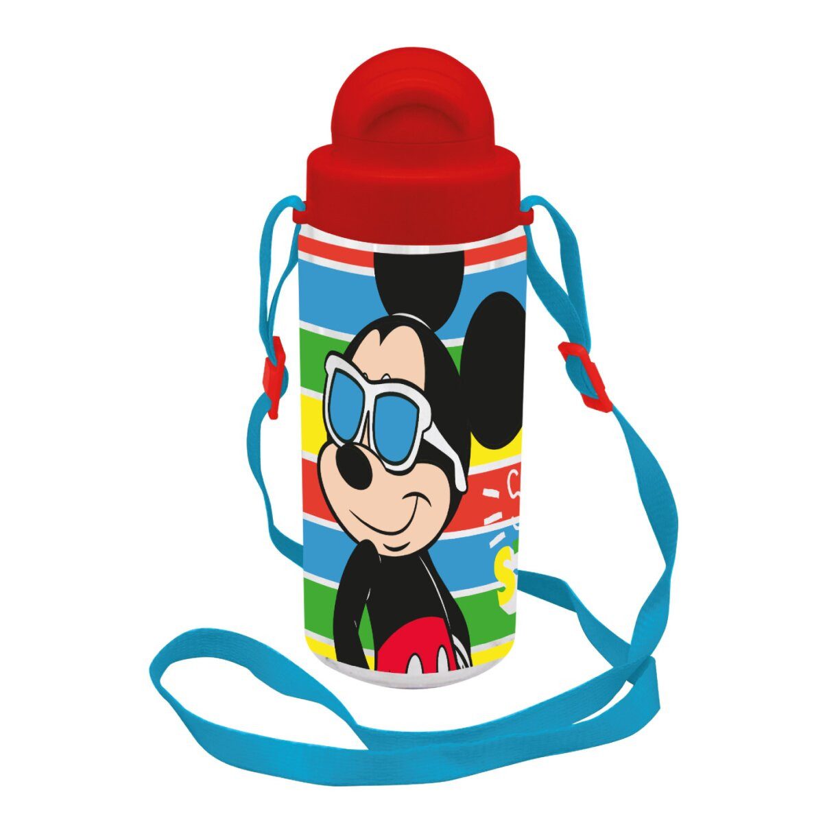 Disney Trinkflasche Disney Mickey Sun Trinkflasche mit Haken 500ml