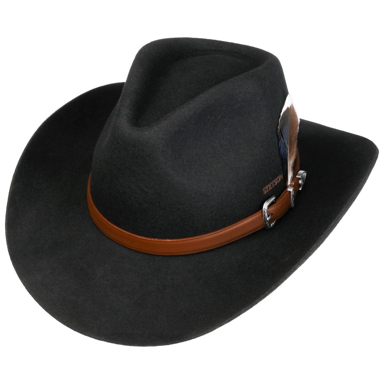 Stetson Cowboyhut (1-St) Westernhut mit Lederband