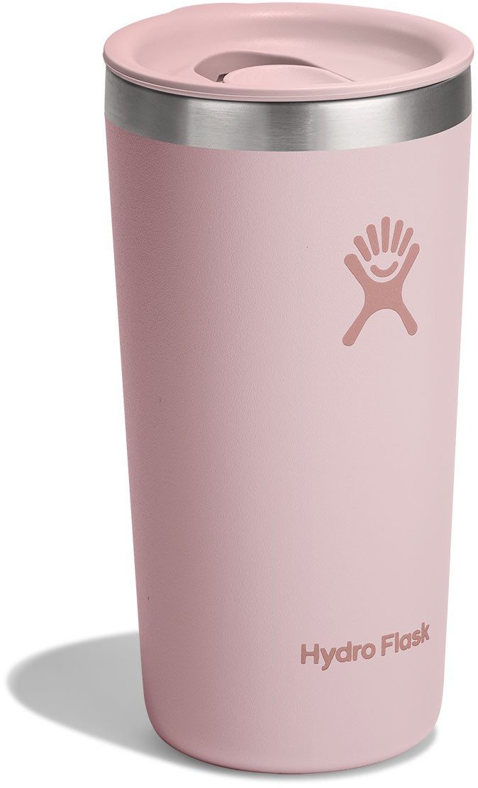 Hydro Flask Thermobecher 12 OZ All Around Tumbler Press-In Lid, 355 ml, 1-tlg., Edelstahl, Kompatibel mit Trinkhalmdeckel und verschließbaren Eindrückdeckel