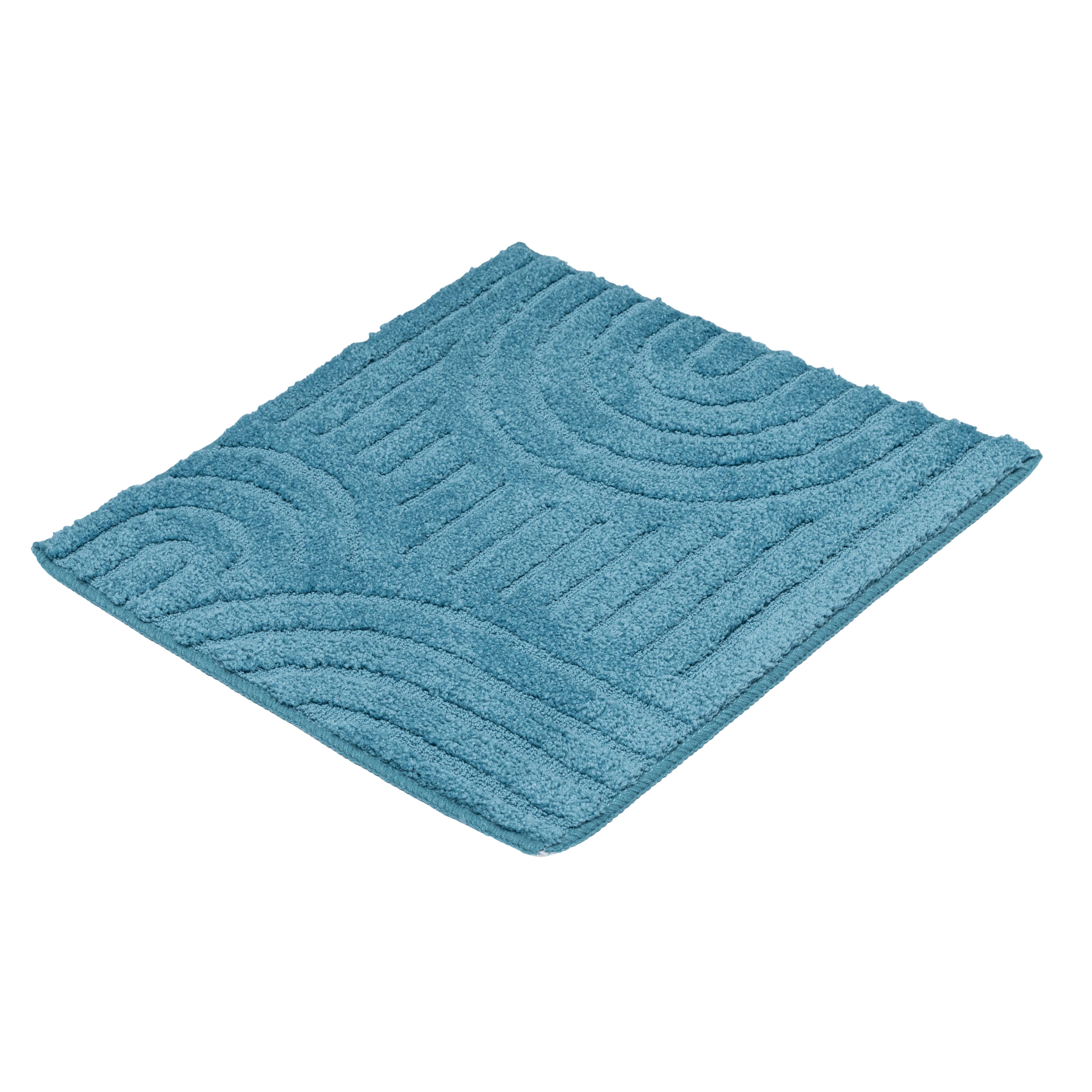 OTTO home Badematte Zen, Badvorleger, Badezimmer Teppich, Duschvorleger, Höhe 10 mm, rutschhemmend beschichtet, schnell trocknend, fußbodenheizungsgeeignet, Polyester, rechteckig, Uni Farben, Hoch-Tief-Effekt, modernes Muster, Zen von OTTO home