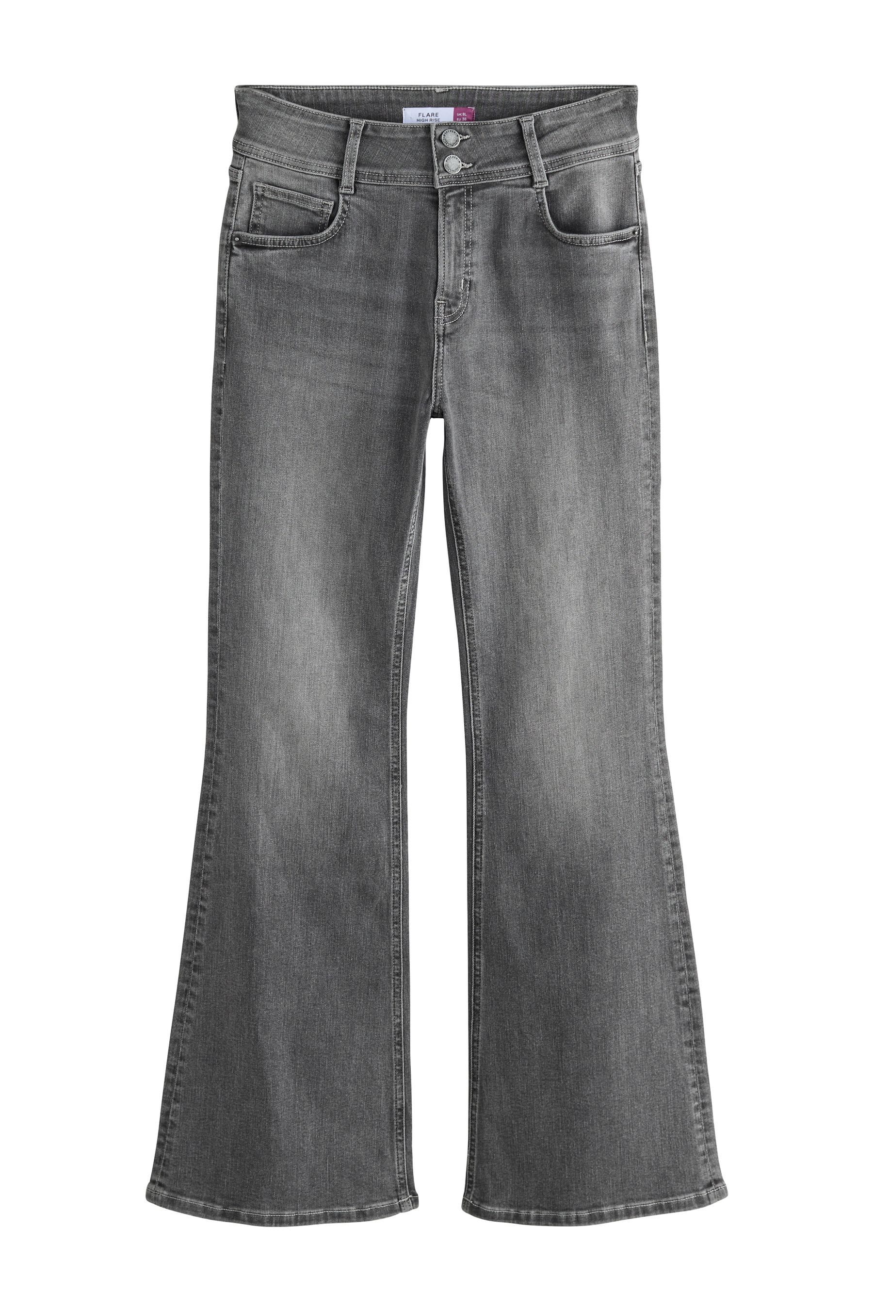 Next Stretch-Jeans Hochbund-Schlagjeans mit Stretch (1-tlg) günstig online kaufen