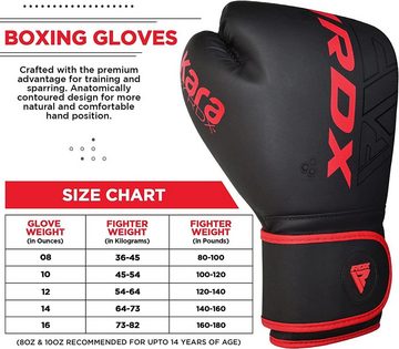 RDX Sports Boxhandschuhe RDX Boxhandschuhe, Muay Thai Kickboxing Sparring, Punching Handschuhe