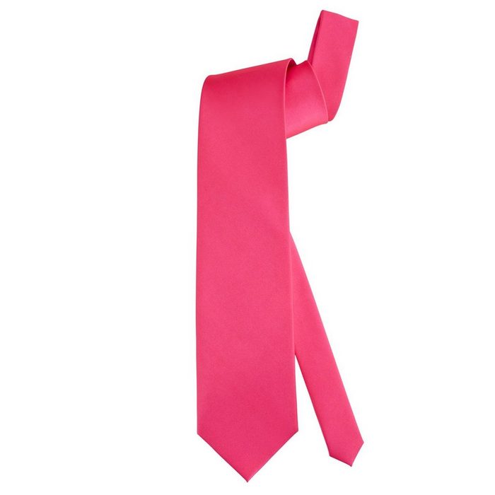 Widdmann Kostüm Krawatte Satin pink Krawatte in mittlerer Breite für jeden Zweck