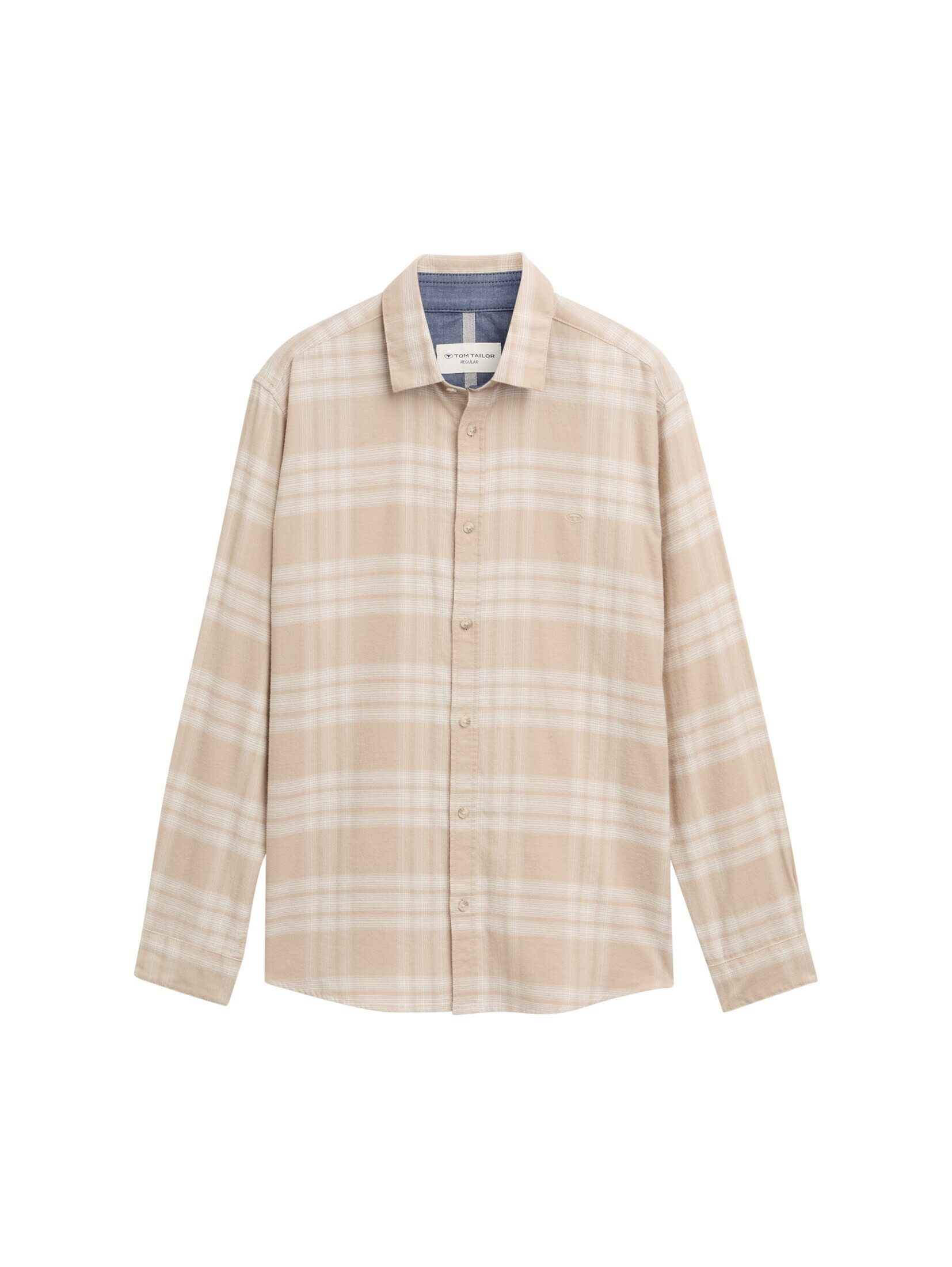 light cashmere tonal check
