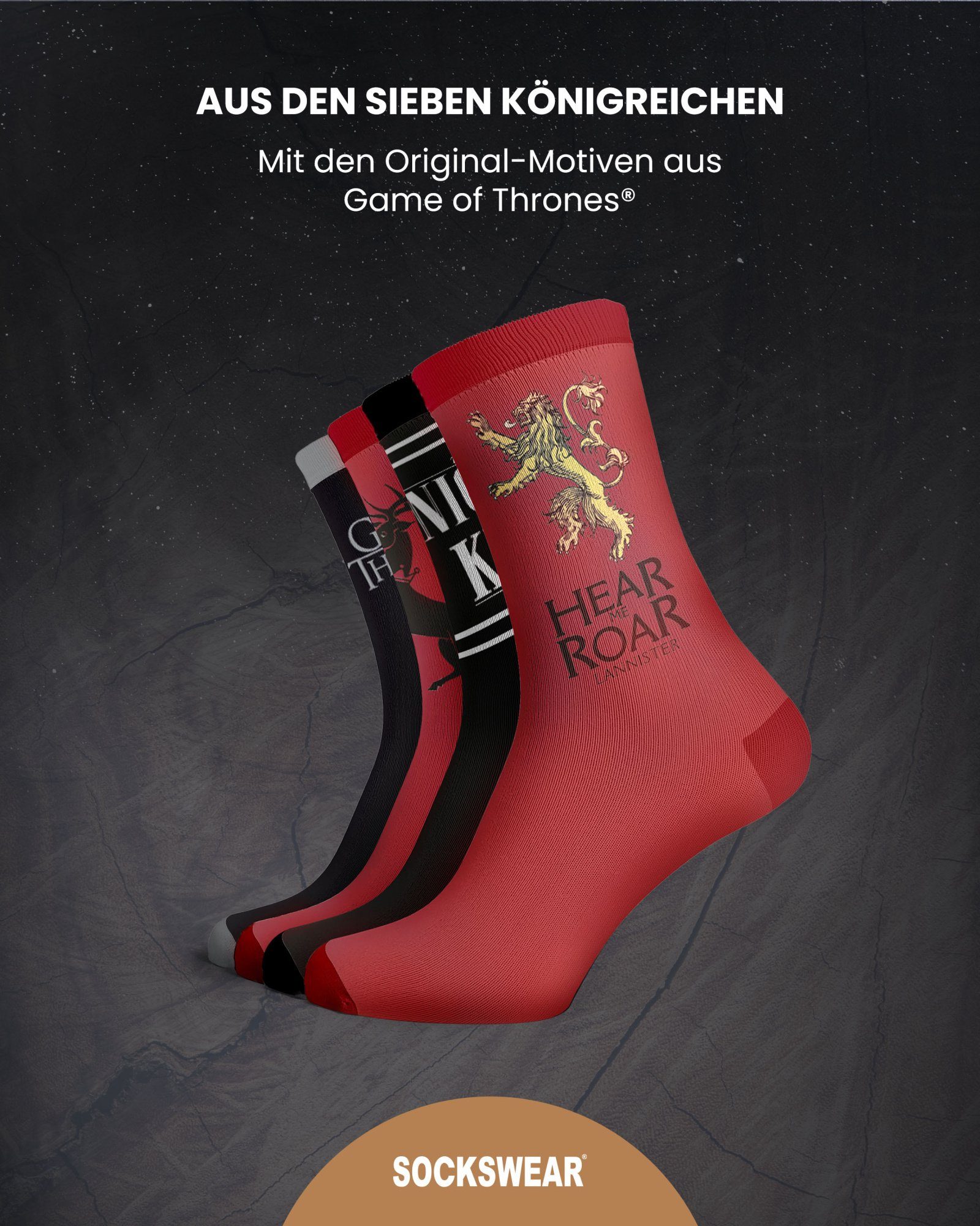 Sockswear Socken Game of Thrones Adventskalender günstig online kaufen